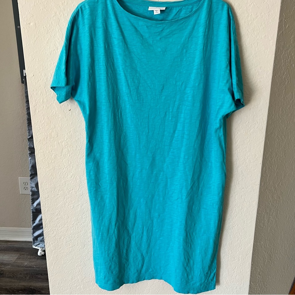 J Jill Cotton T-Shirt Dress Size S Petite